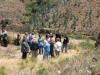 David lectures at first ruin